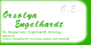 orsolya engelhardt business card